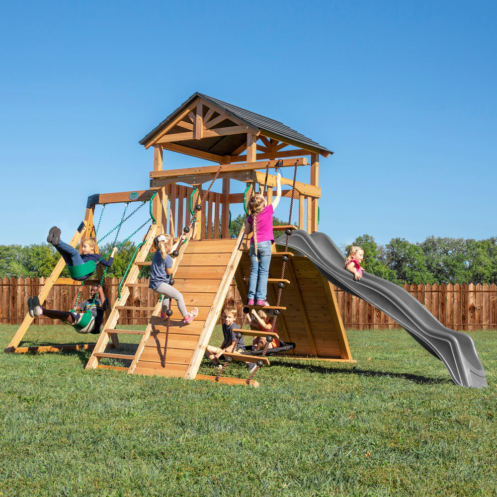 Endeavor Backyard Discovery cedar playset