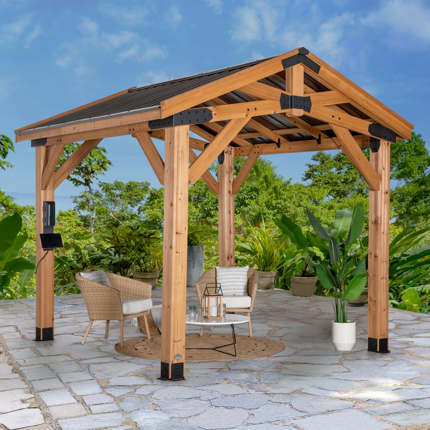10x10 Norwood Gazebo — Backyard Discovery cedar gazebos