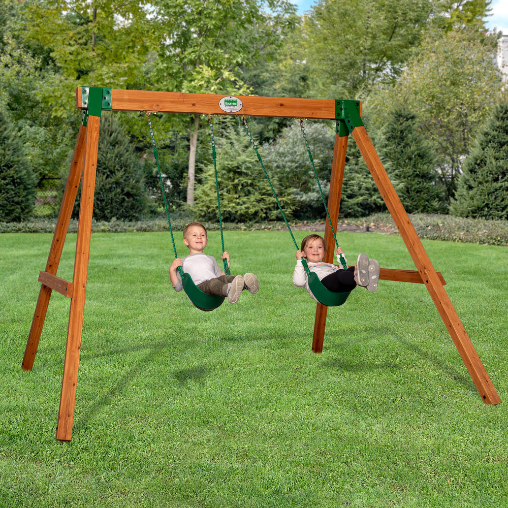Heavy-Duty Durango Backyard Discovery cedar playset