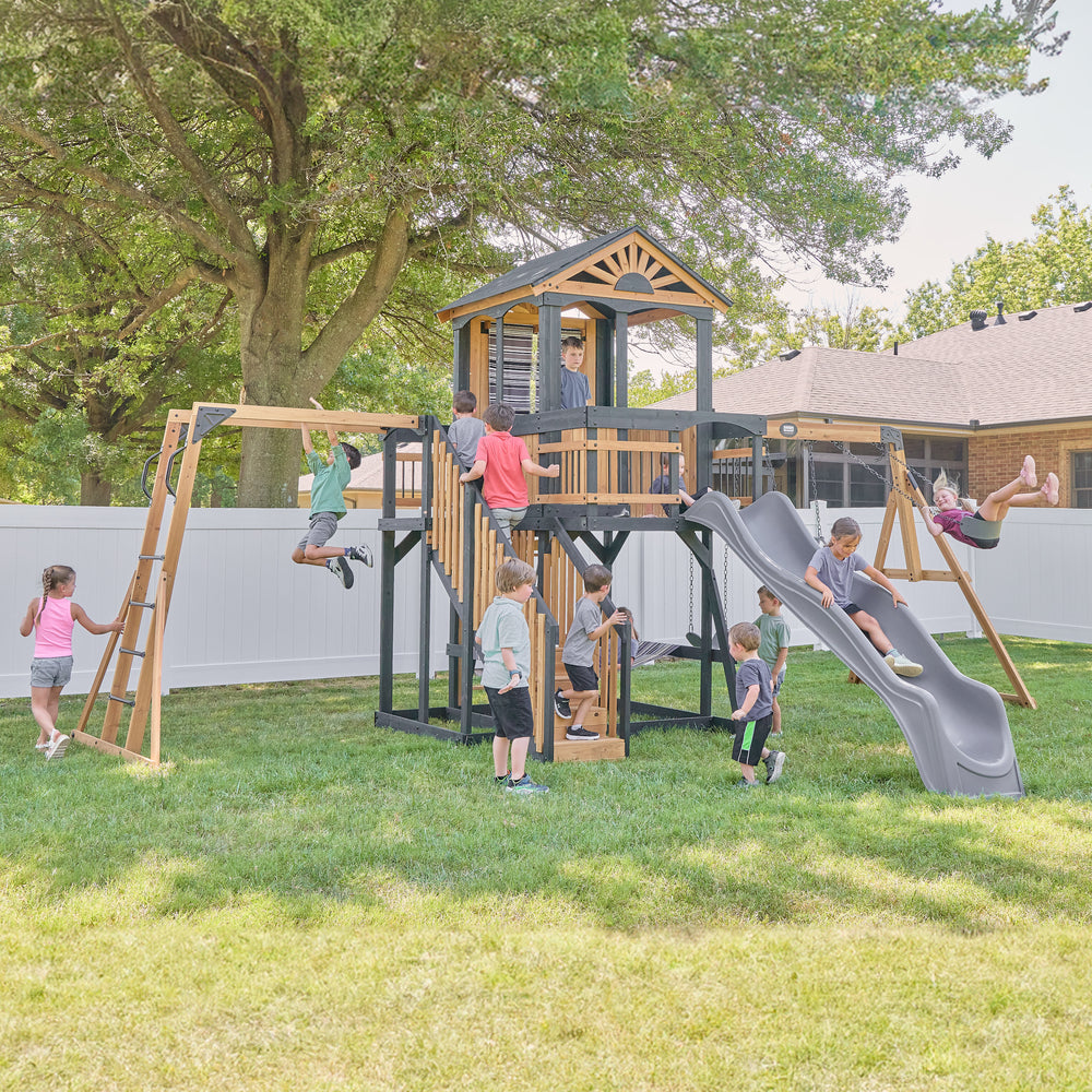 Oceanview II Backyard Discovery cedar playset