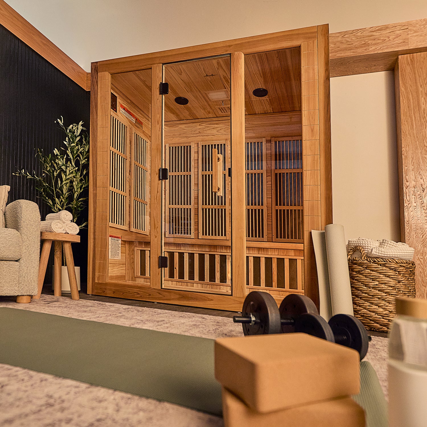Rylan Indoor Infrared Sauna – 4 Person — Backyard Discovery cedar saunas