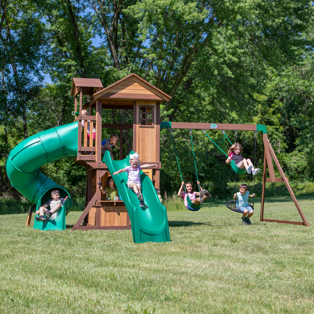 Tacoma Falls Backyard Discovery cedar playset